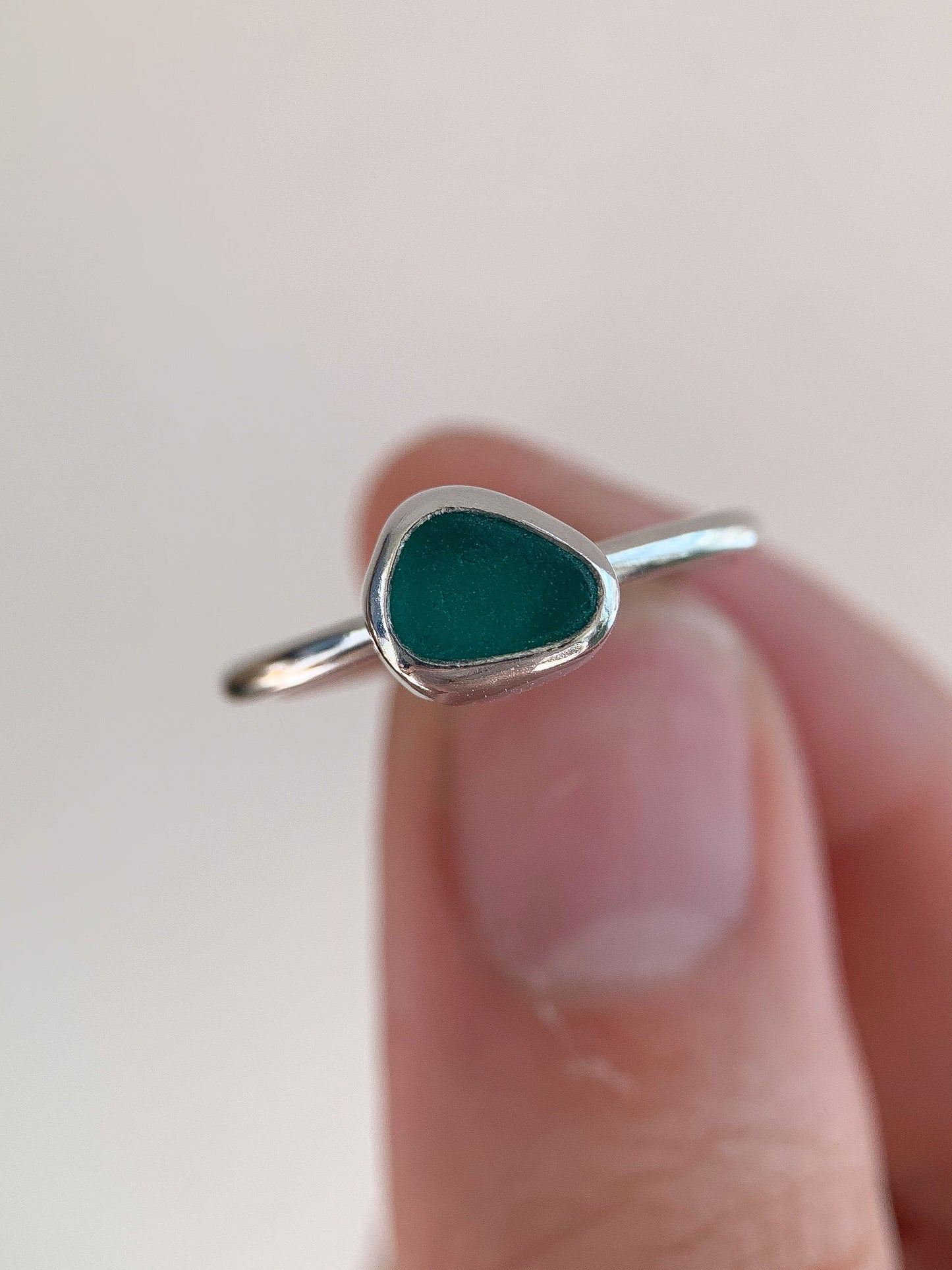 Sea Glass Ring (US 6.5)