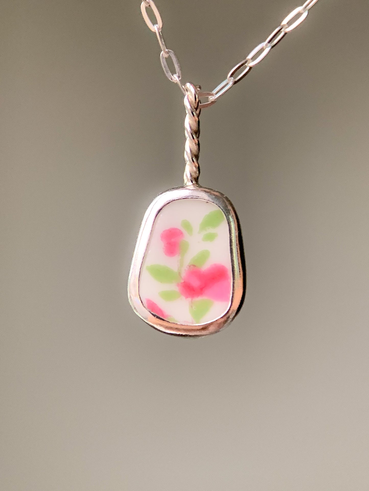 Upcycled Pottery Necklace