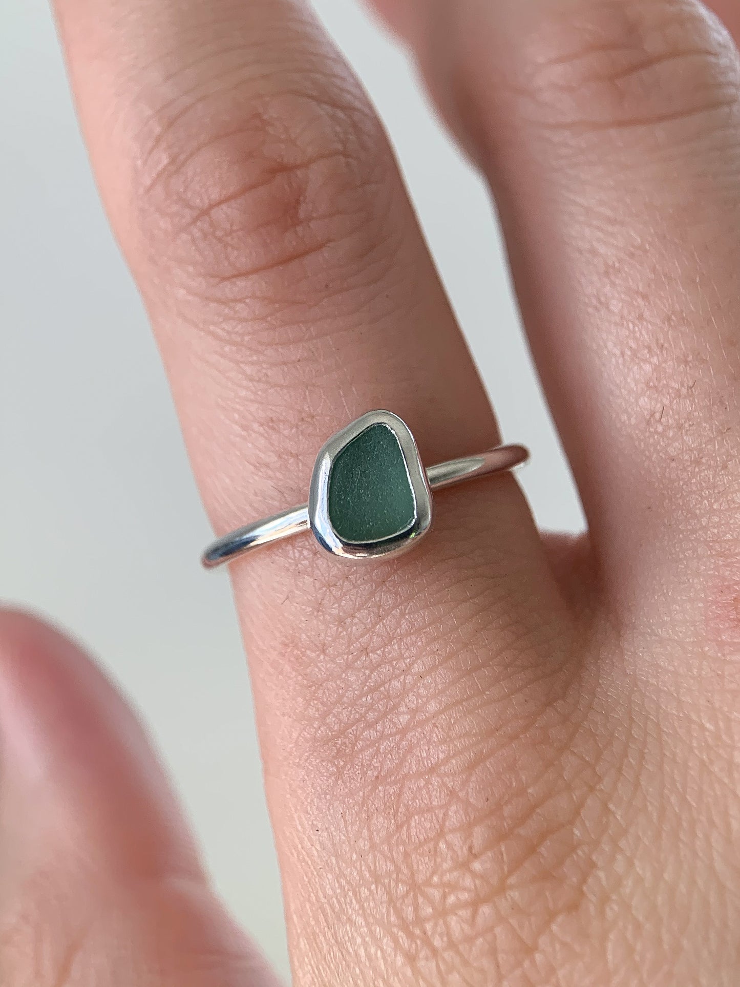 Sea Glass Ring (US 7.75)