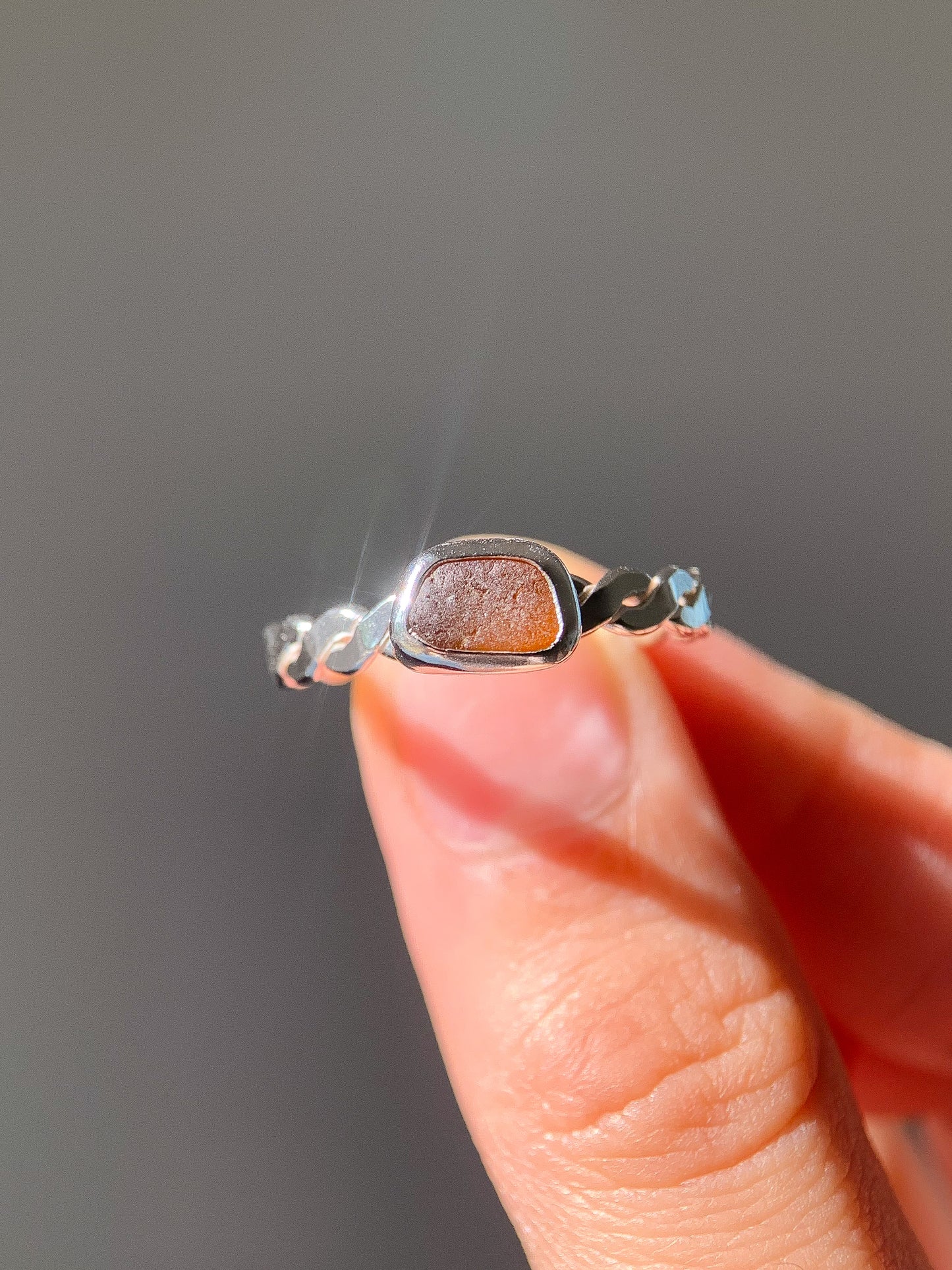 Sea Glass Ring (US 9.75)