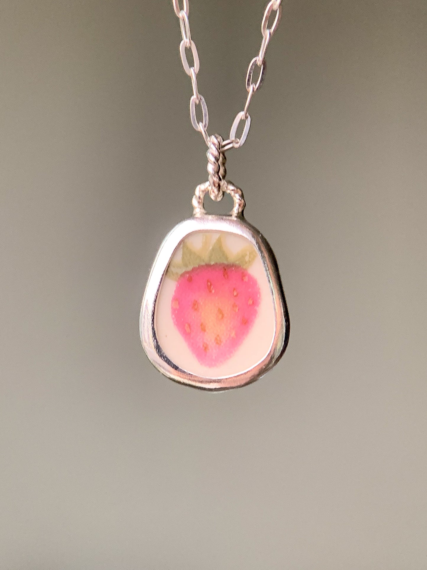 Upcycled Pottery Necklace