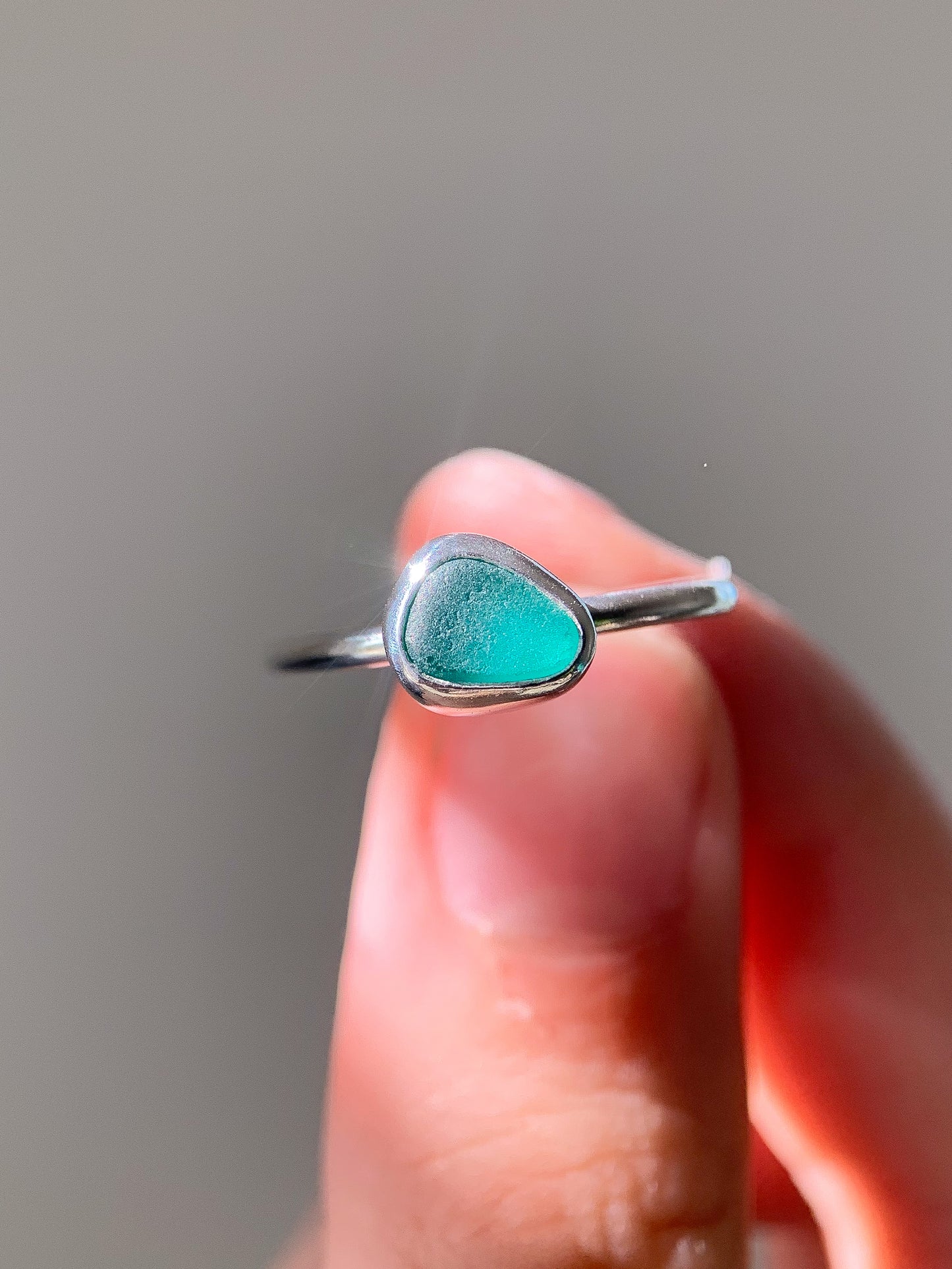 Sea Glass Ring (US 6.5)