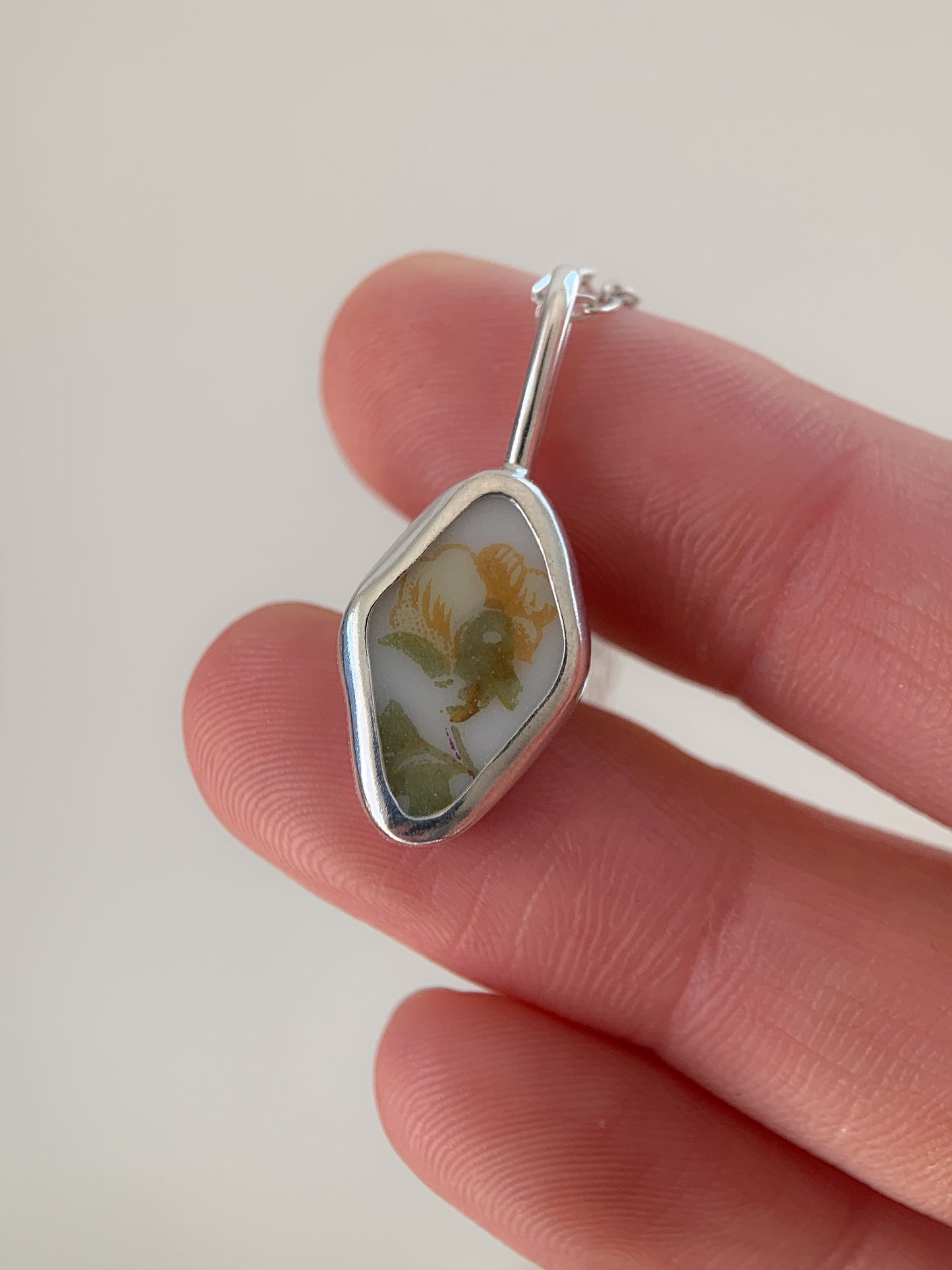 Upcycled Pottery Necklace