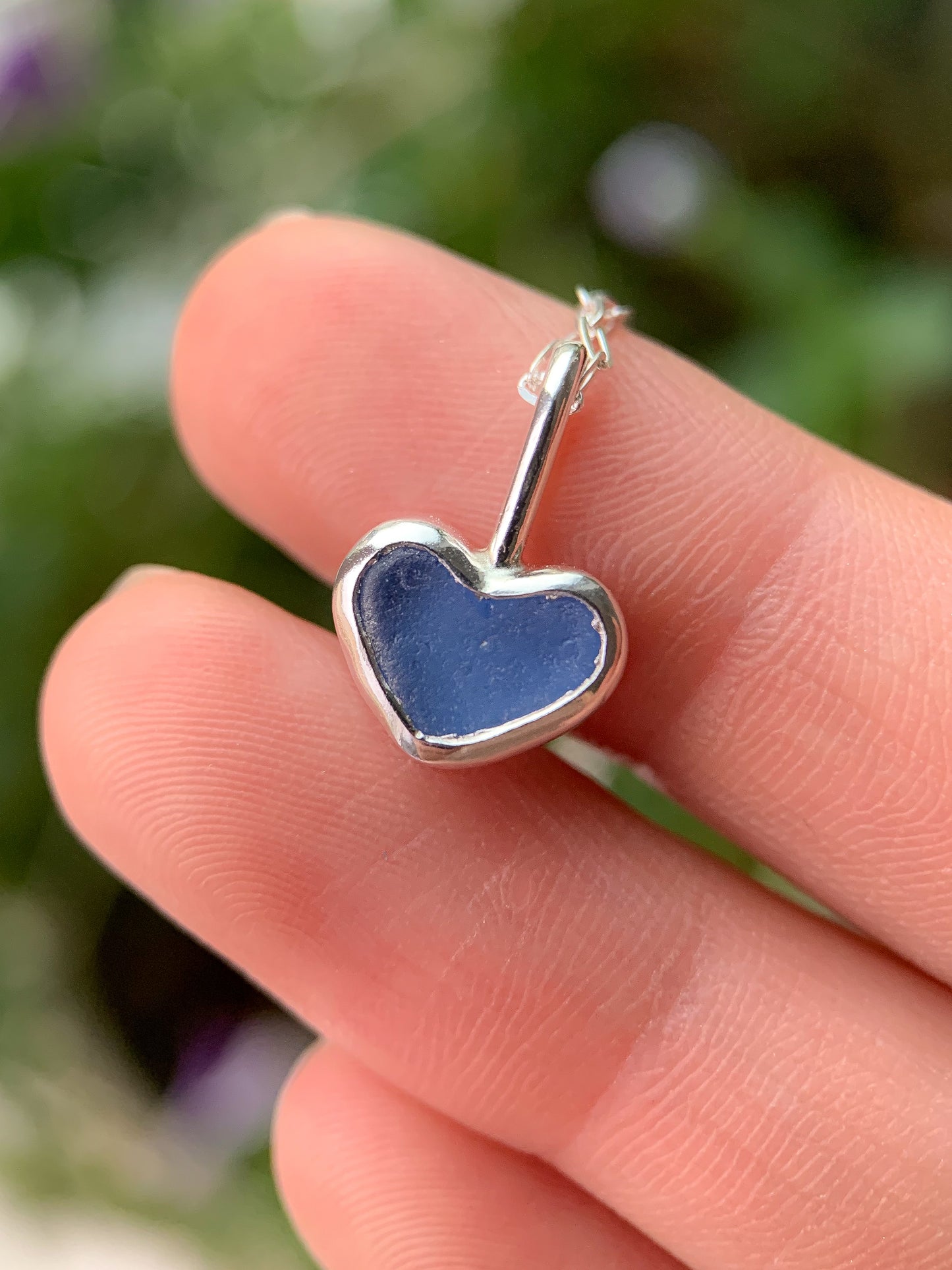 Sea Glass Heart Necklace