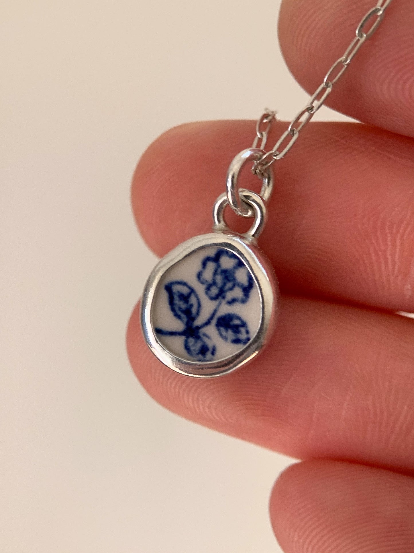 Upcycled Pottery Necklace