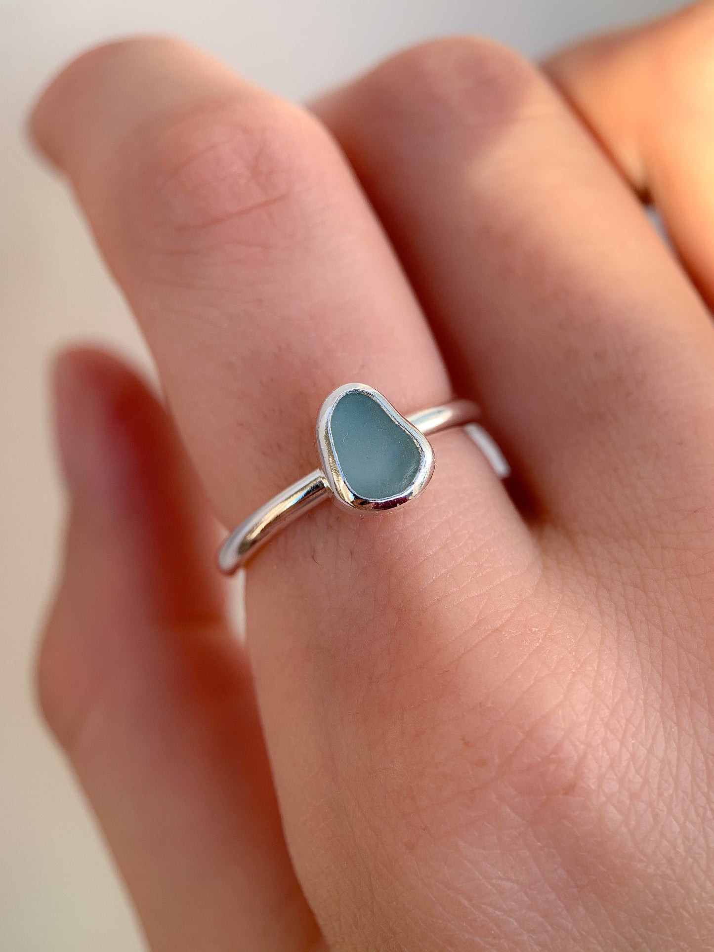 Sea Glass Ring (US 6.25)