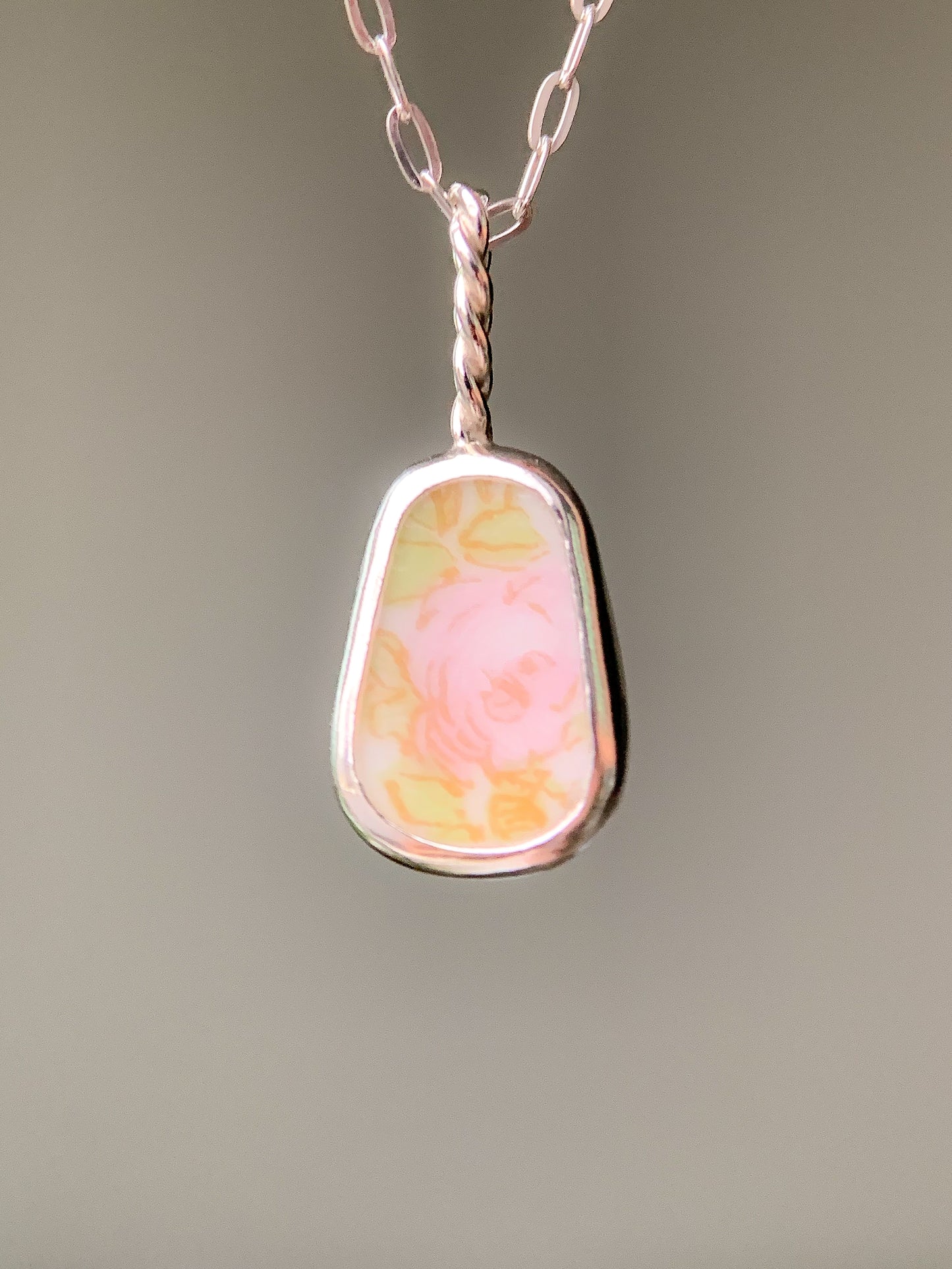 Upcycled Pottery Necklace