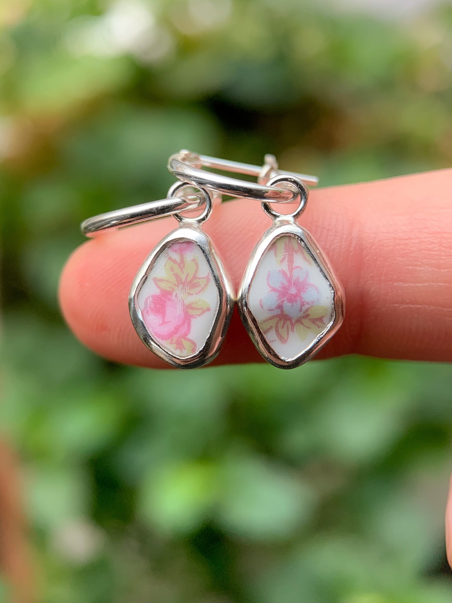 Upcycled Pottery Earrings