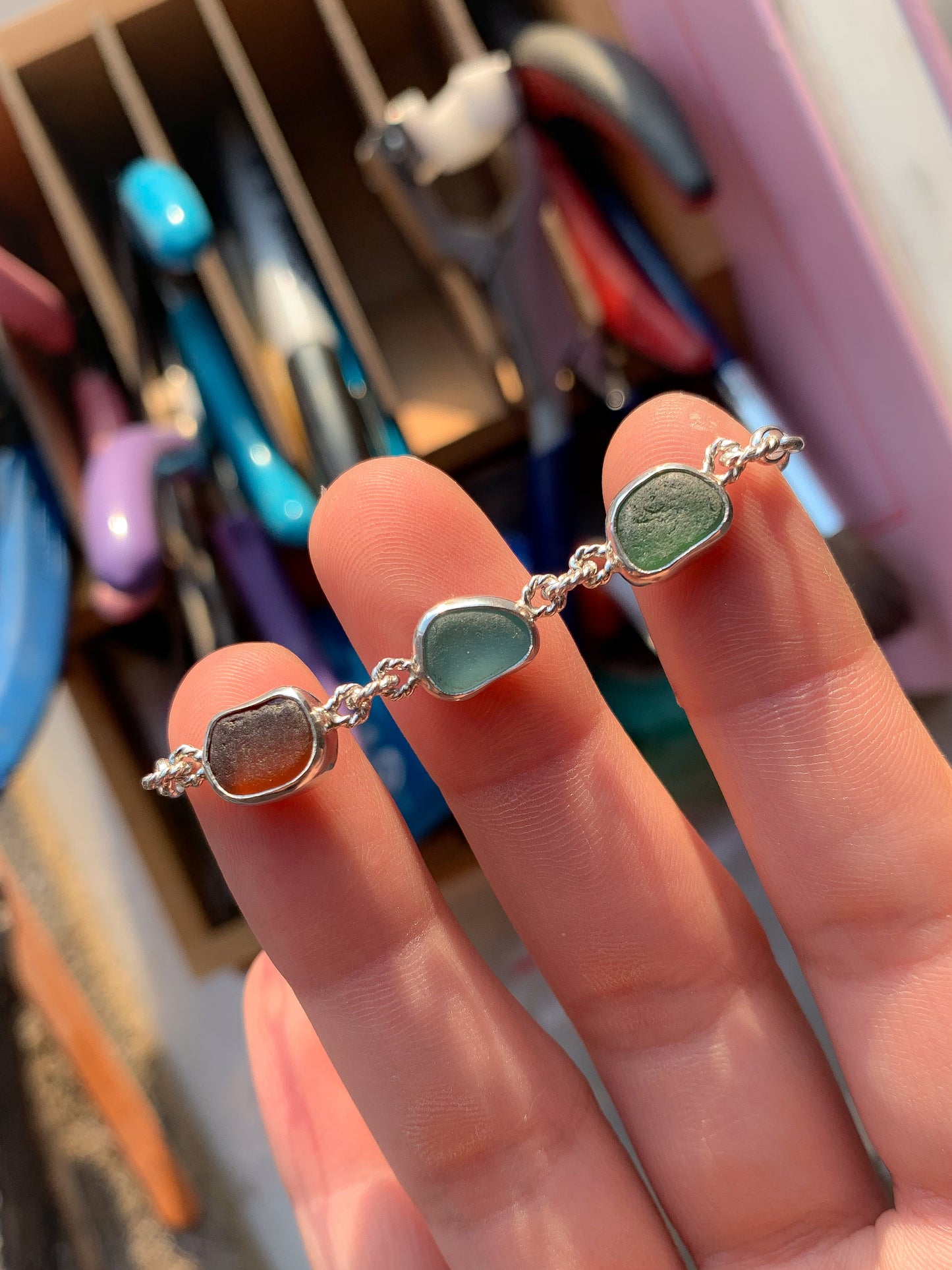 Sea Glass Bracelet