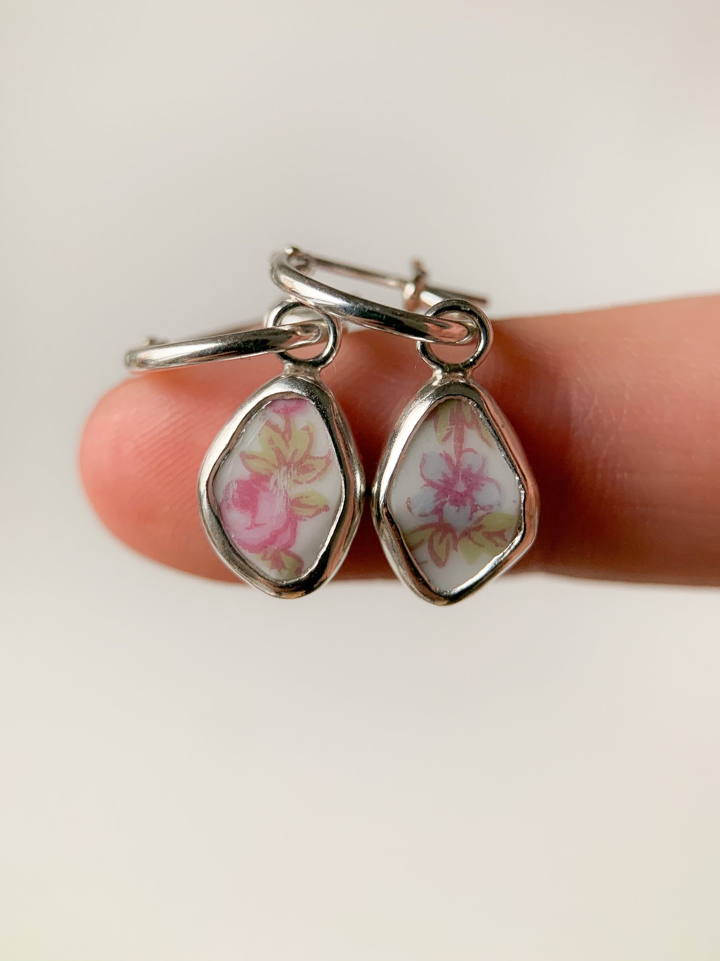Upcycled Pottery Earrings