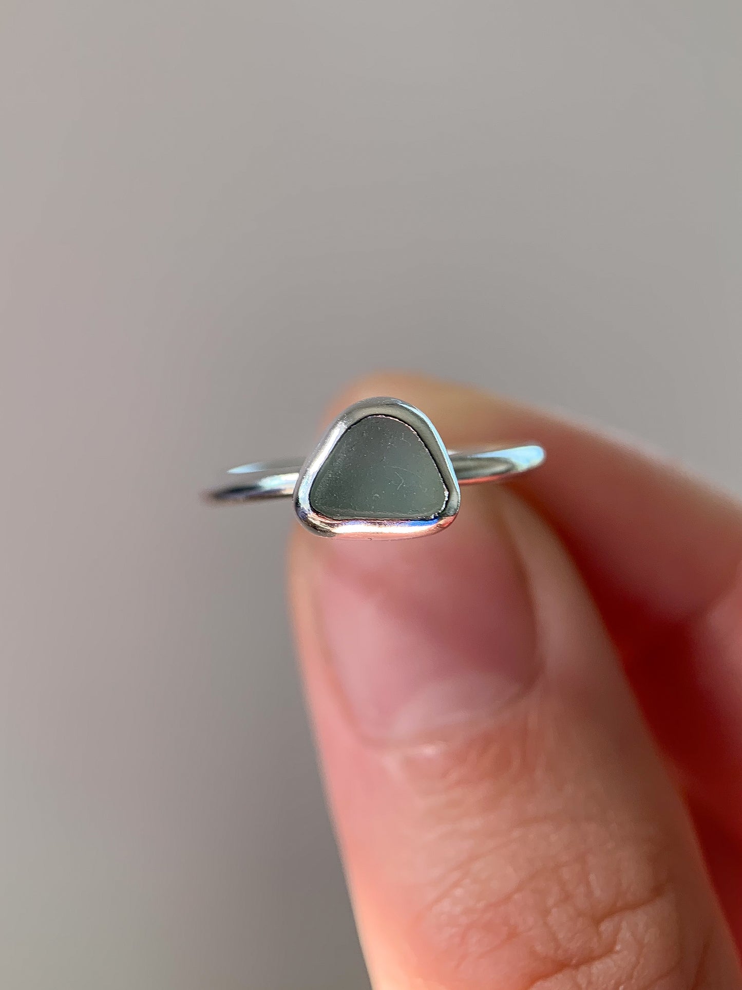 Sea Glass Ring (US 4.5)