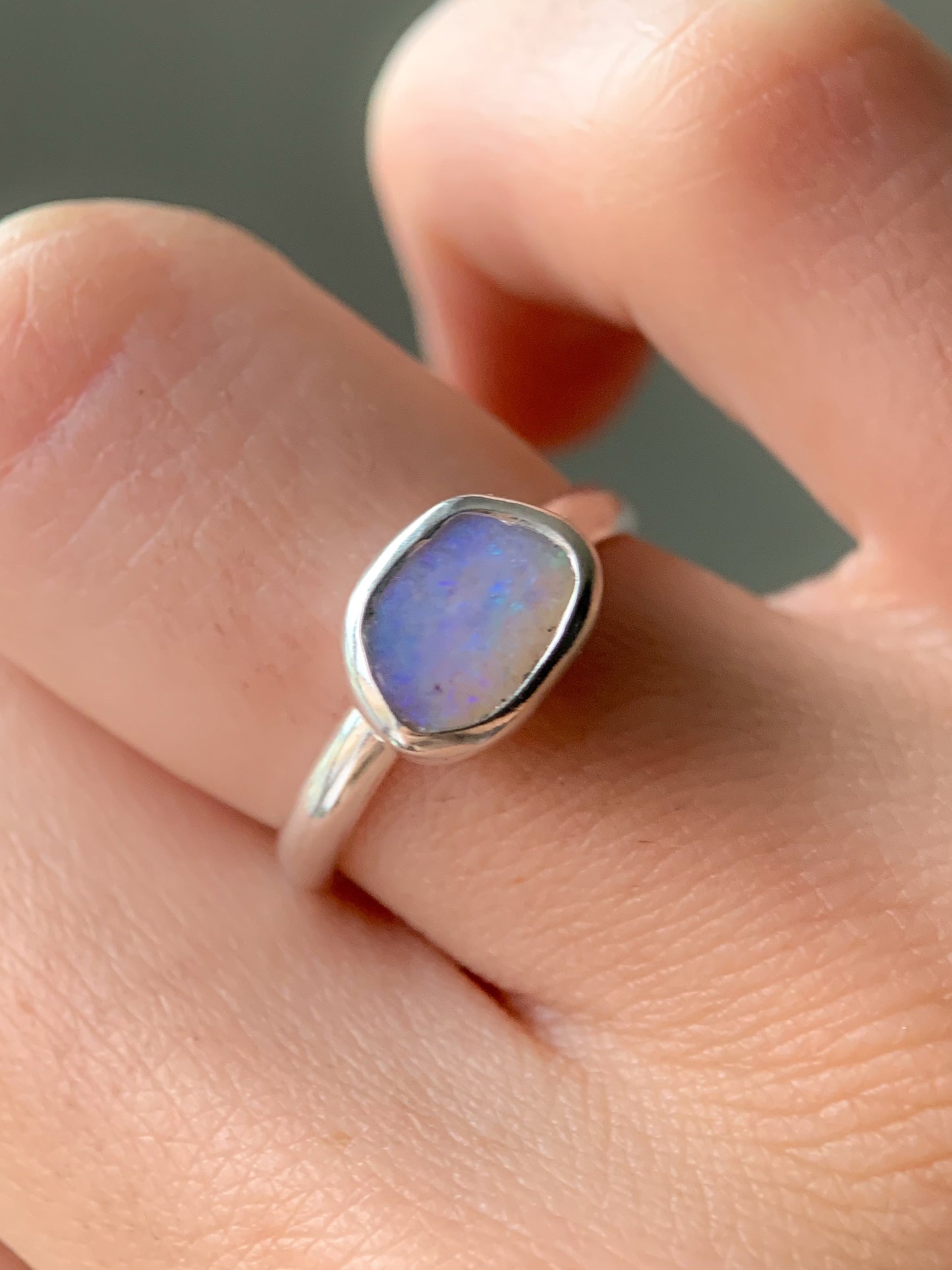 Australian Opal Ring (US 6)