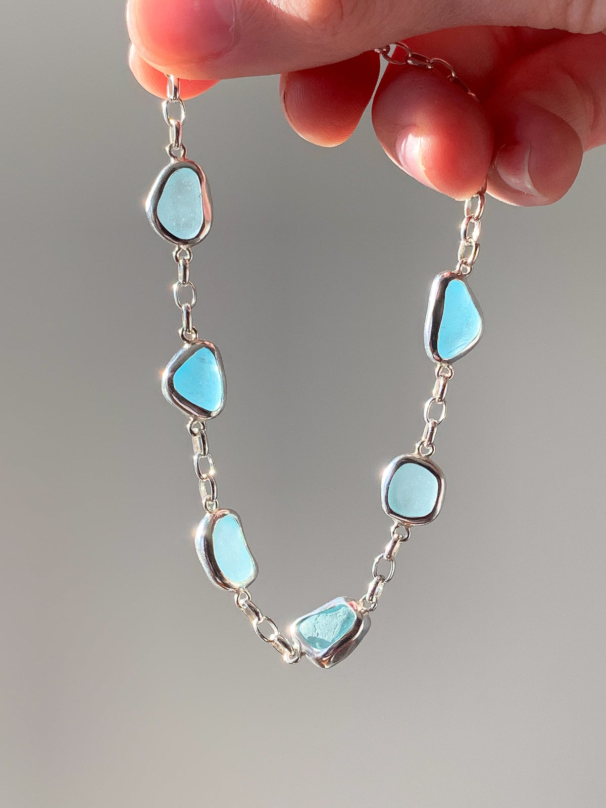 Sea Glass Bracelet (adjustable)