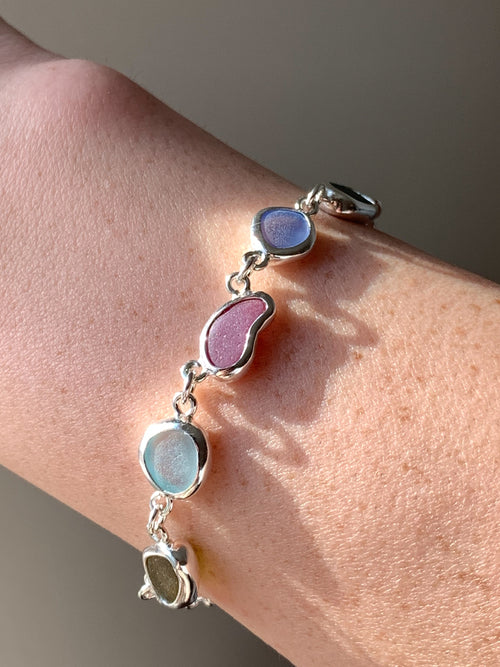 Sea Glass Bracelet (adjustable)