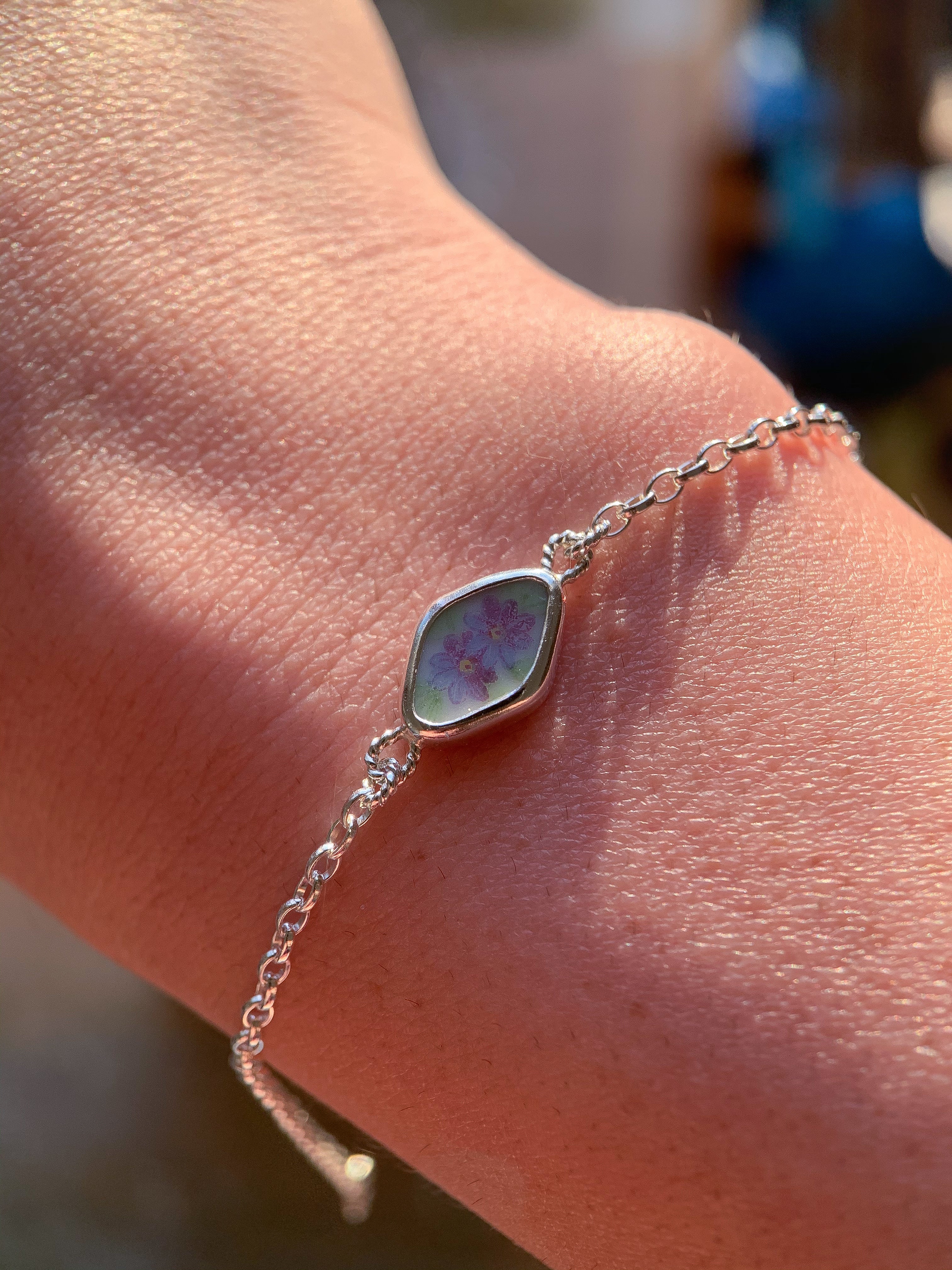 Upcycled Pottery Bracelet (not adjustable)