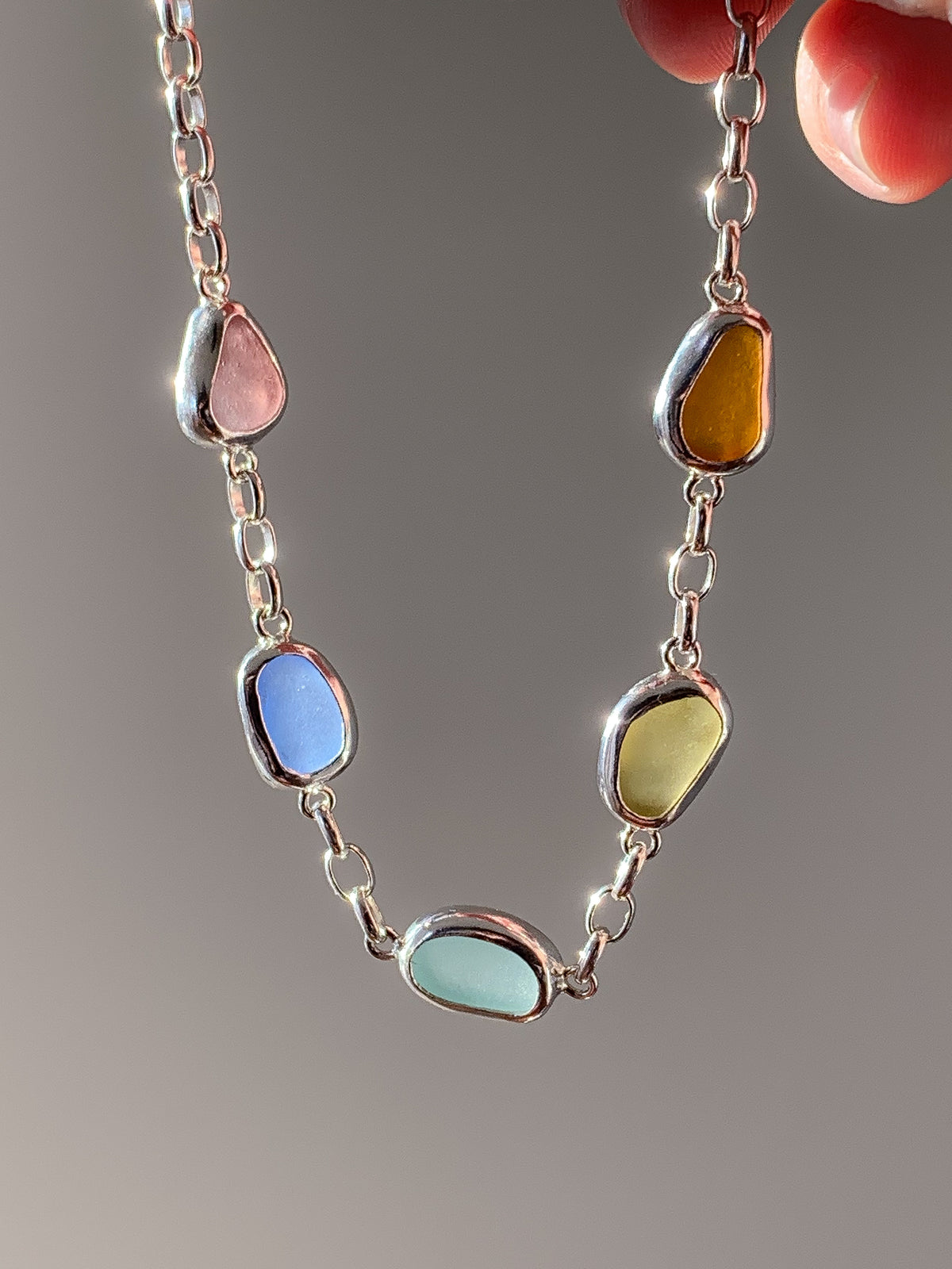 Sea Glass Bracelet (adjustable)