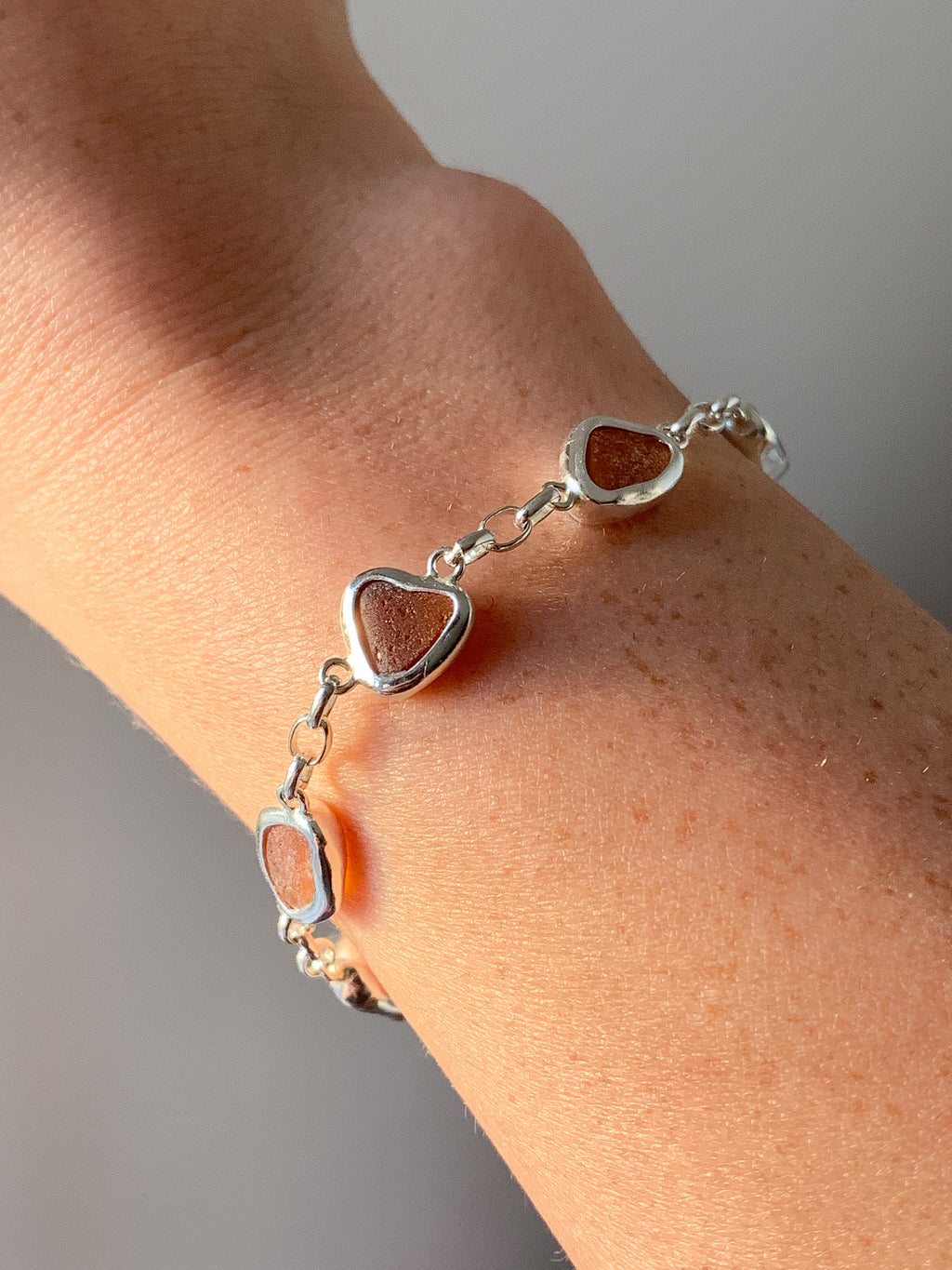 Sea Glass Bracelet (adjustable)
