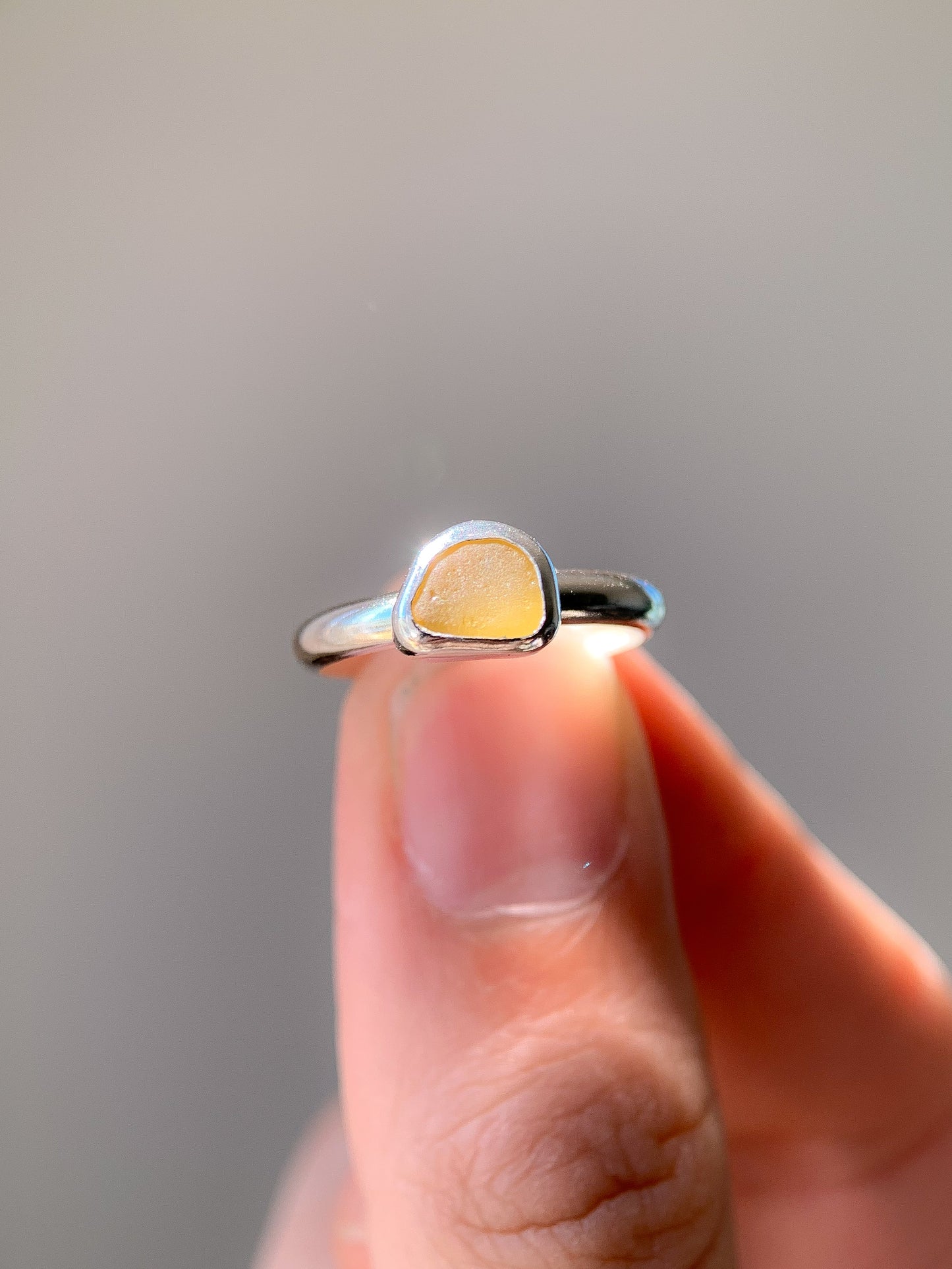 Sea Glass Ring (US 4.25)