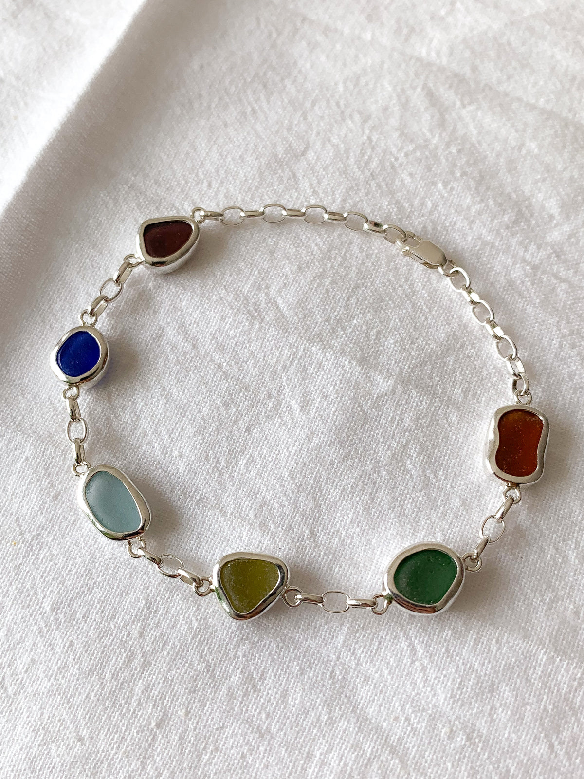 Sea Glass Bracelet (adjustable)