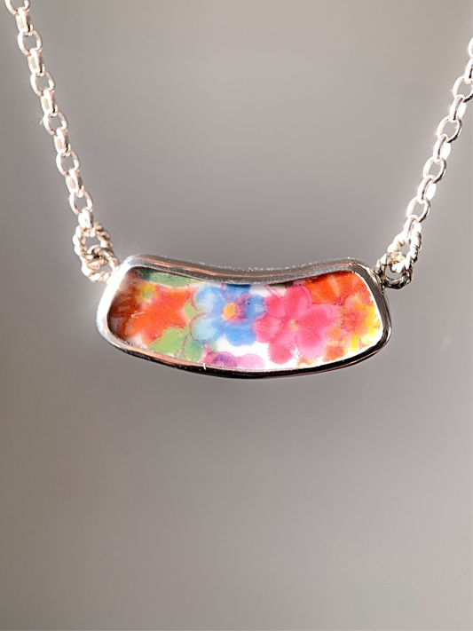 Upcycled Pottery Necklace