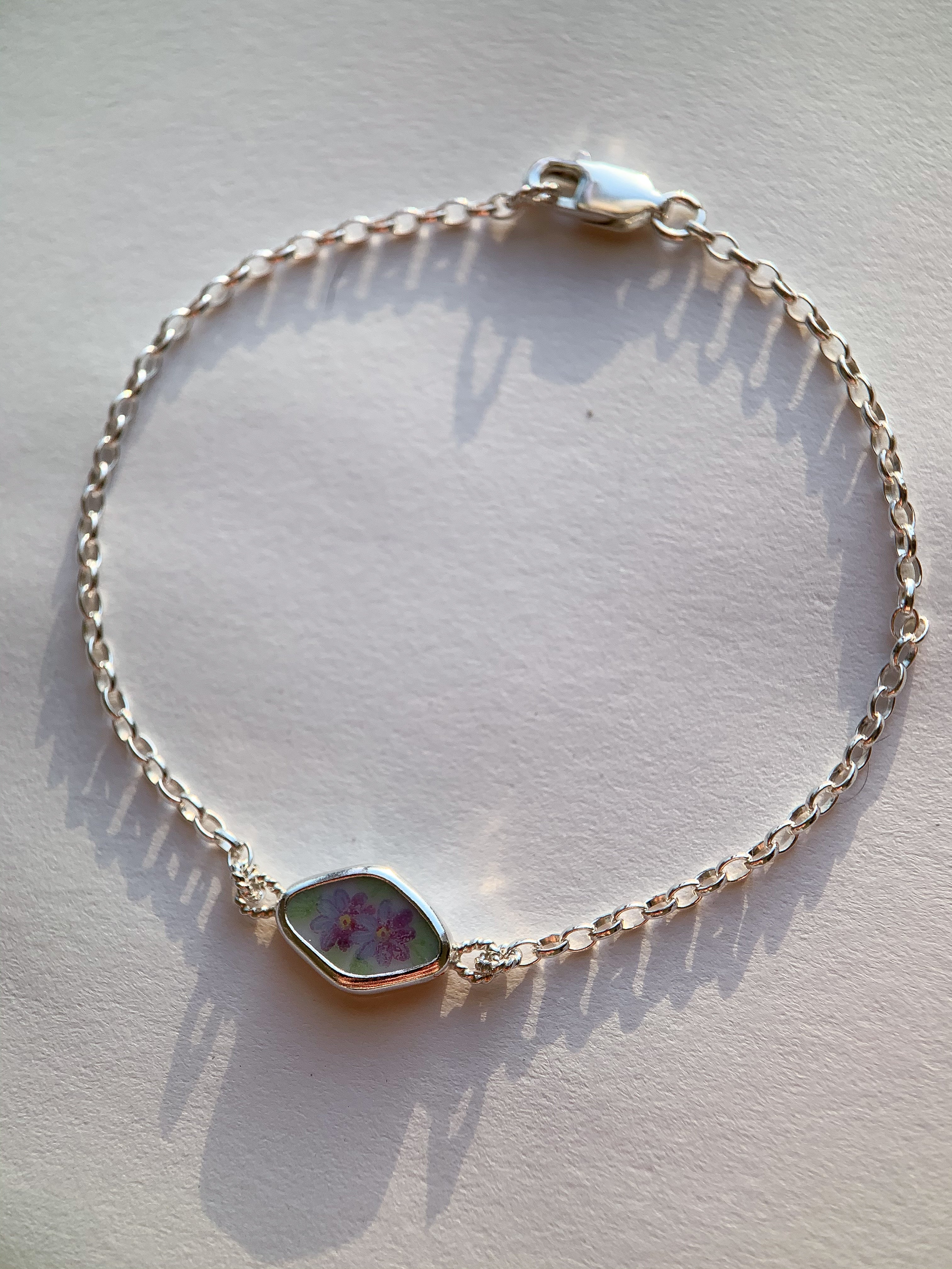 Upcycled Pottery Bracelet (not adjustable)