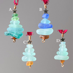 Sea Glass Tree Ornaments 🎄