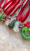 Sea Glass Christmas Ornaments