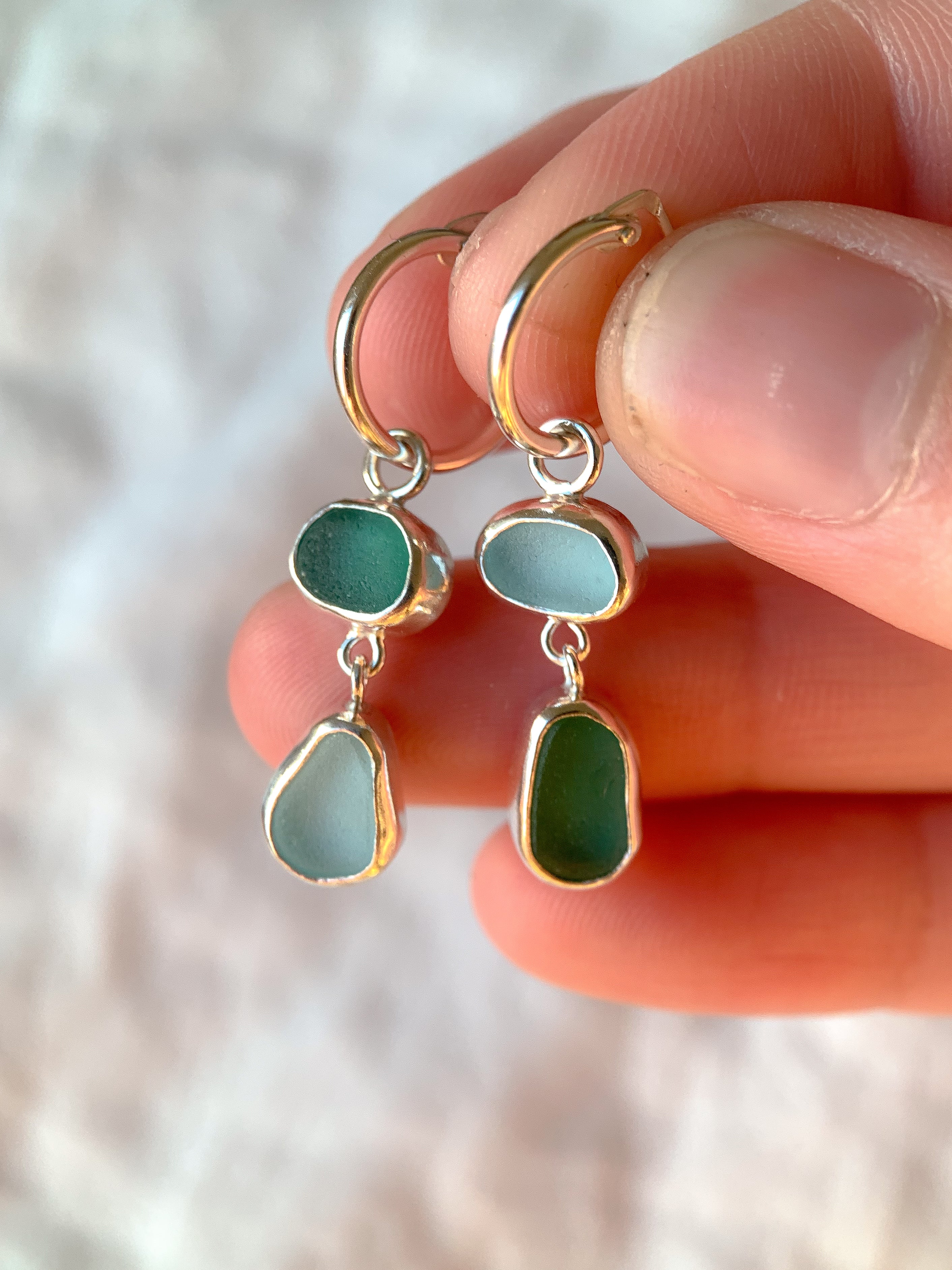 Sea Glass Earrings