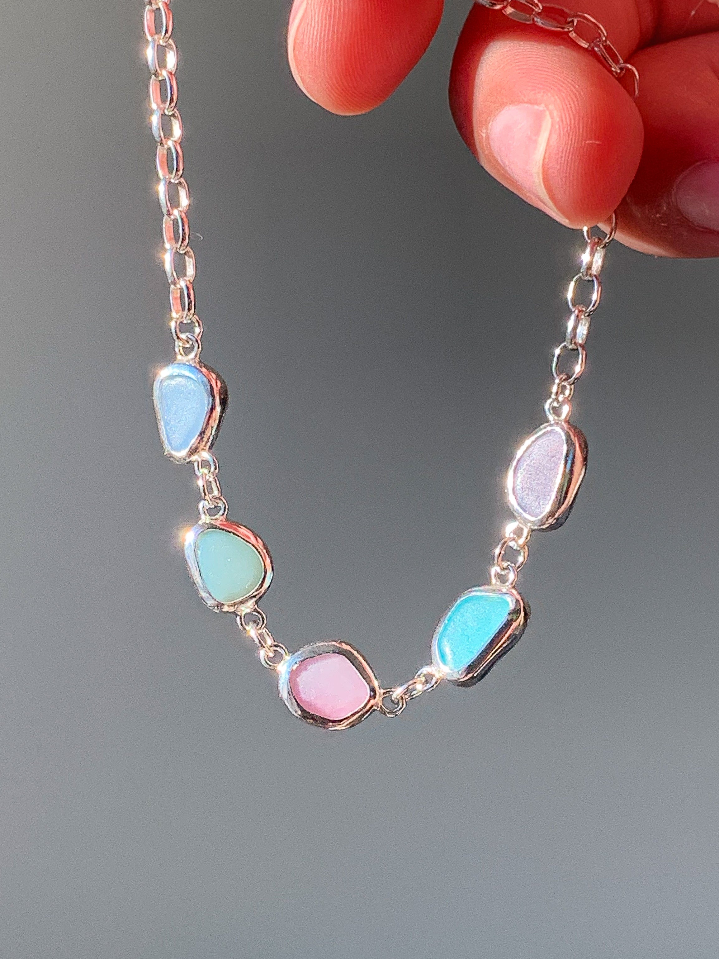 Sea Glass Bracelet (adjustable)