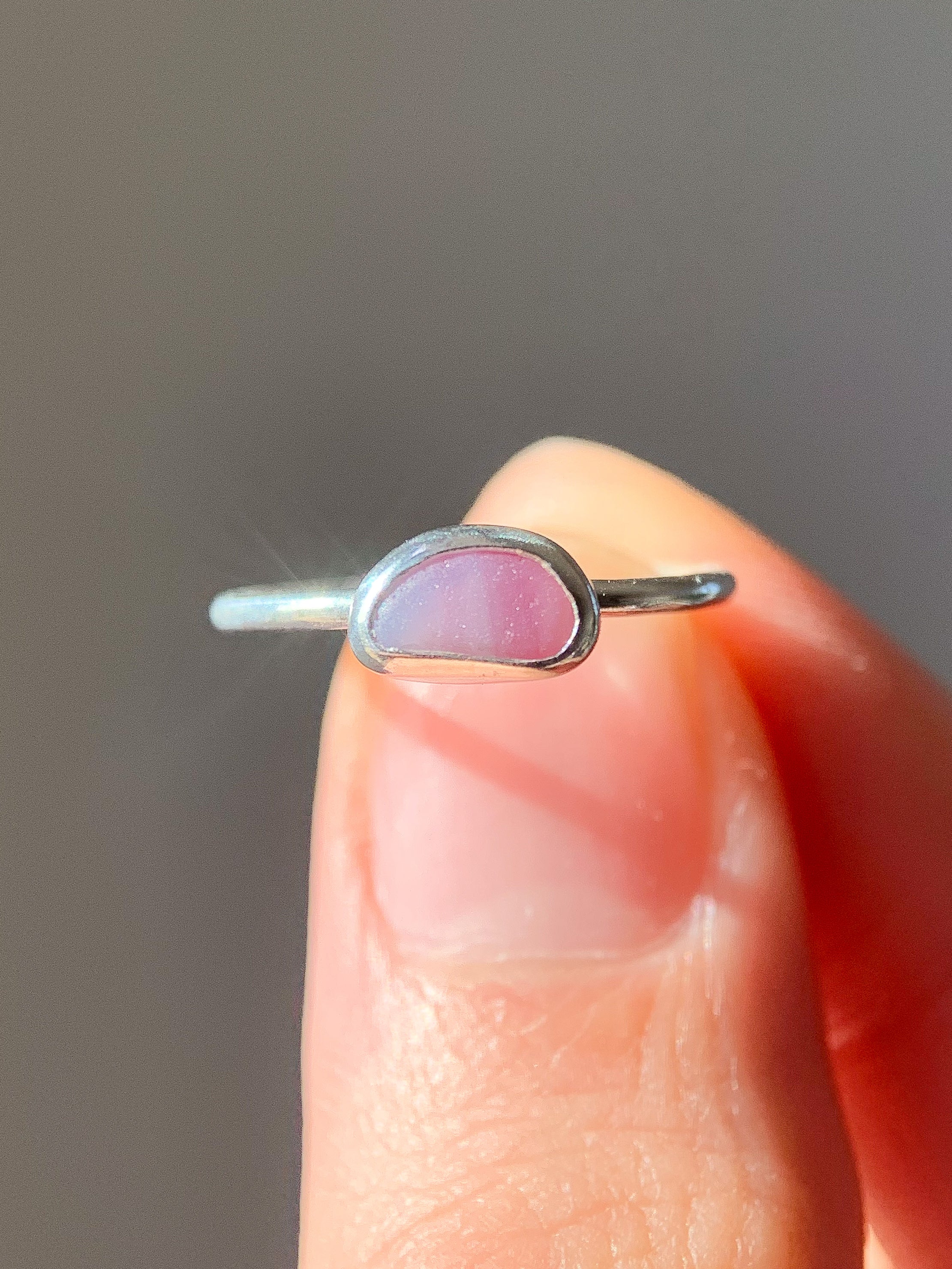 Sea Glass Ring (US 4.5)