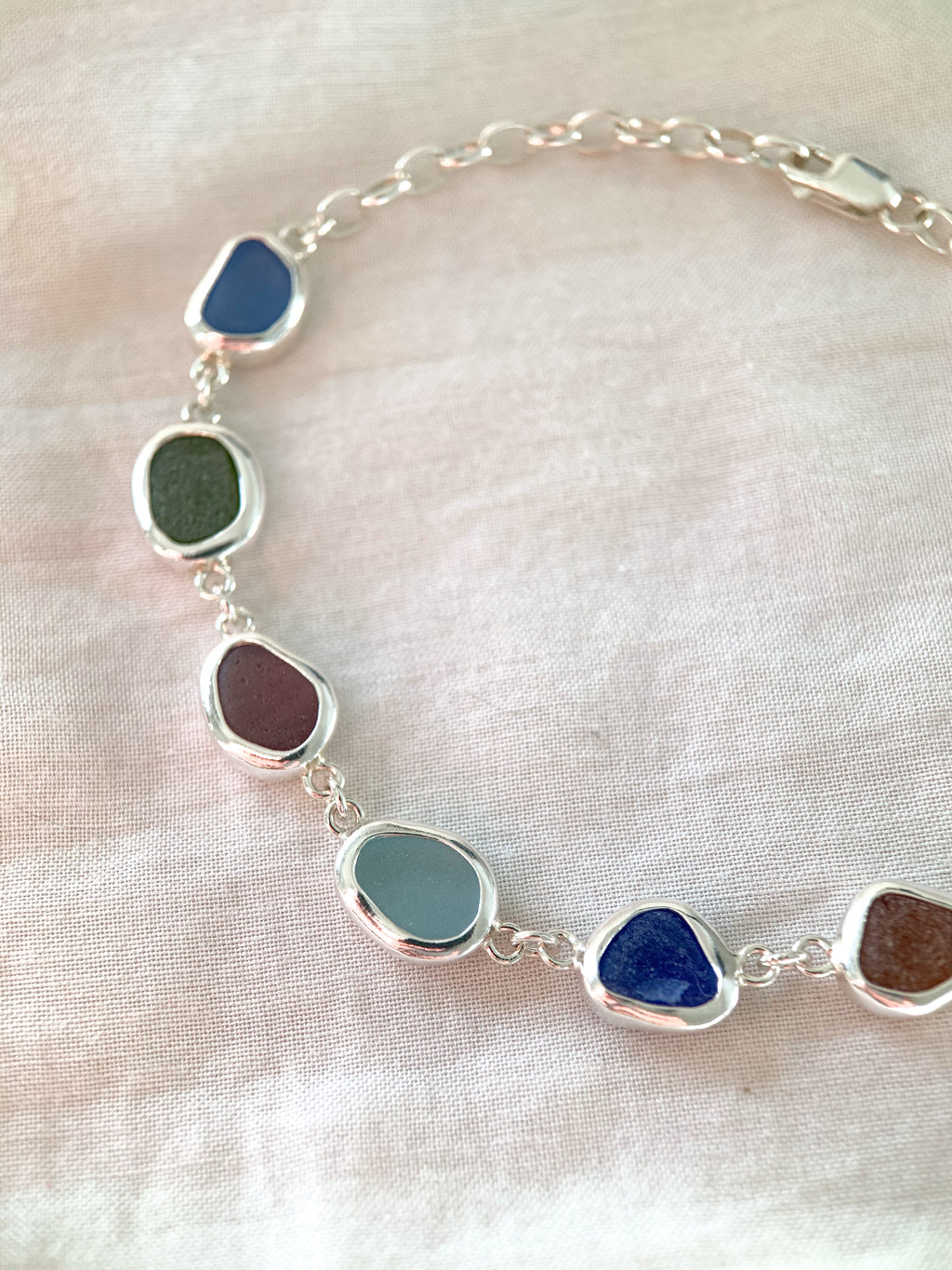 Sea Glass Bracelet (adjustable)