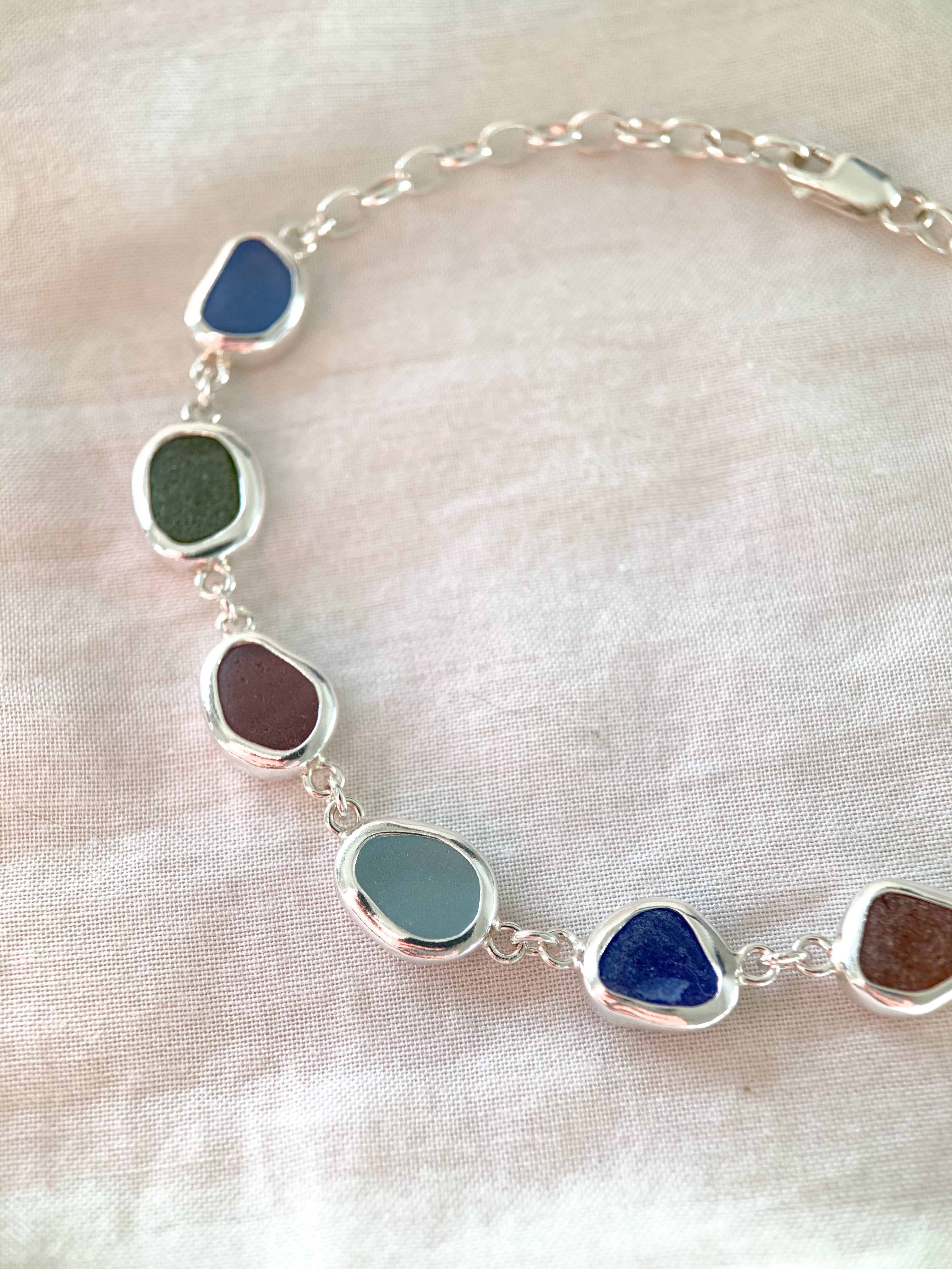 Sea Glass Bracelet (adjustable)