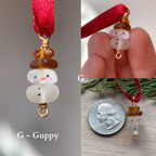 Sea Glass Snowman Ornament - Classic ⛄️