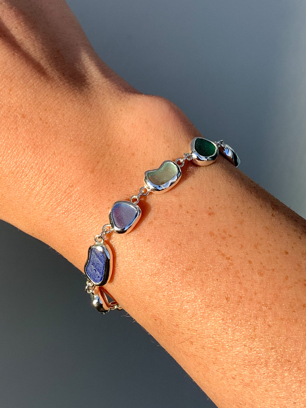 Sea Glass Bracelet (adjustable)
