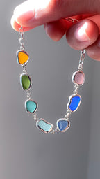 Sea Glass Bracelet (adjustable)