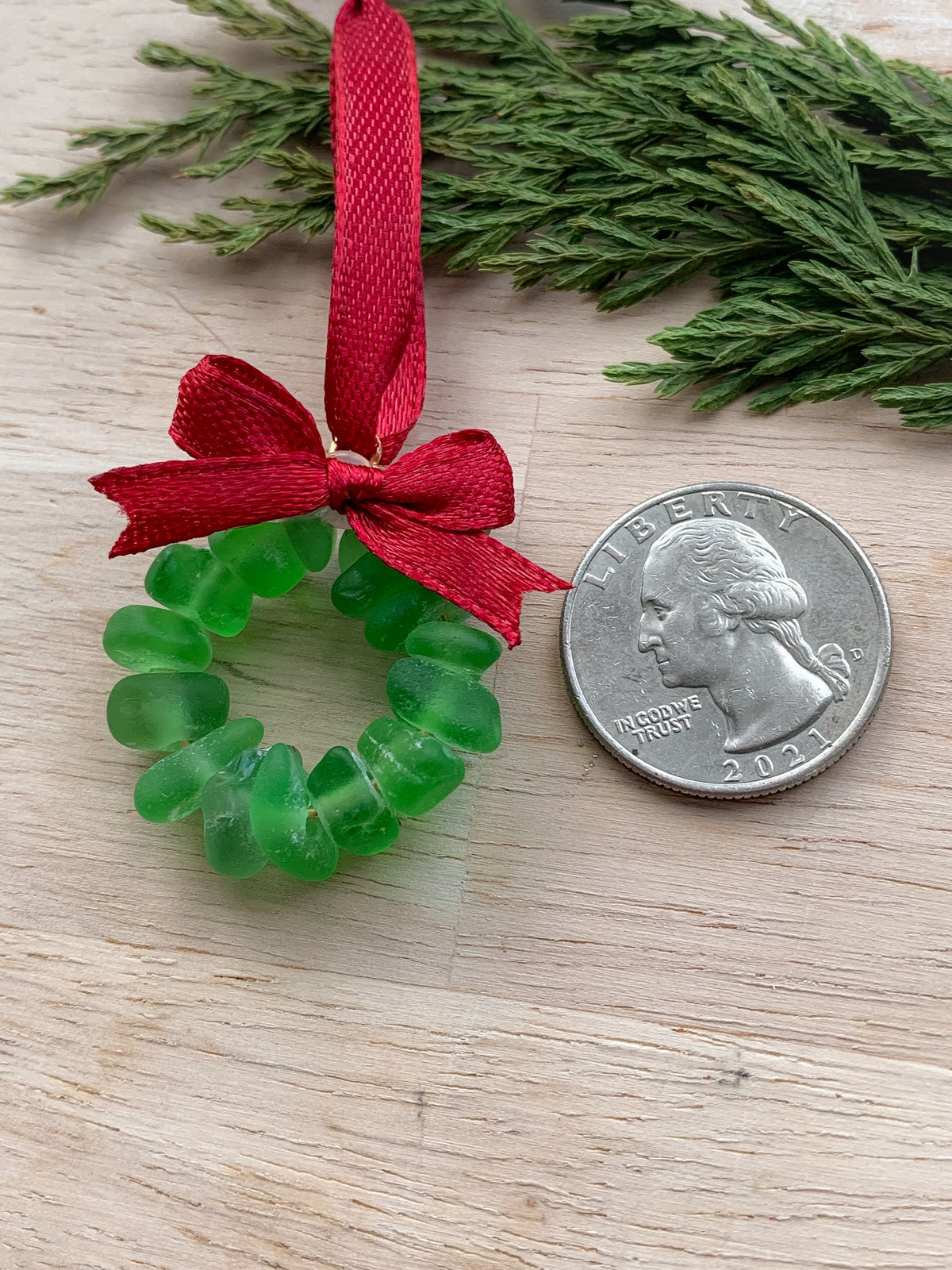 Sea Glass Wreath Ornament