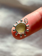 Sea Glass Sun Pendant (no chain)