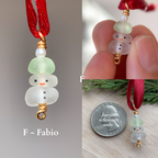 Sea Glass *Mini* Snowman Ornament ⛄️
