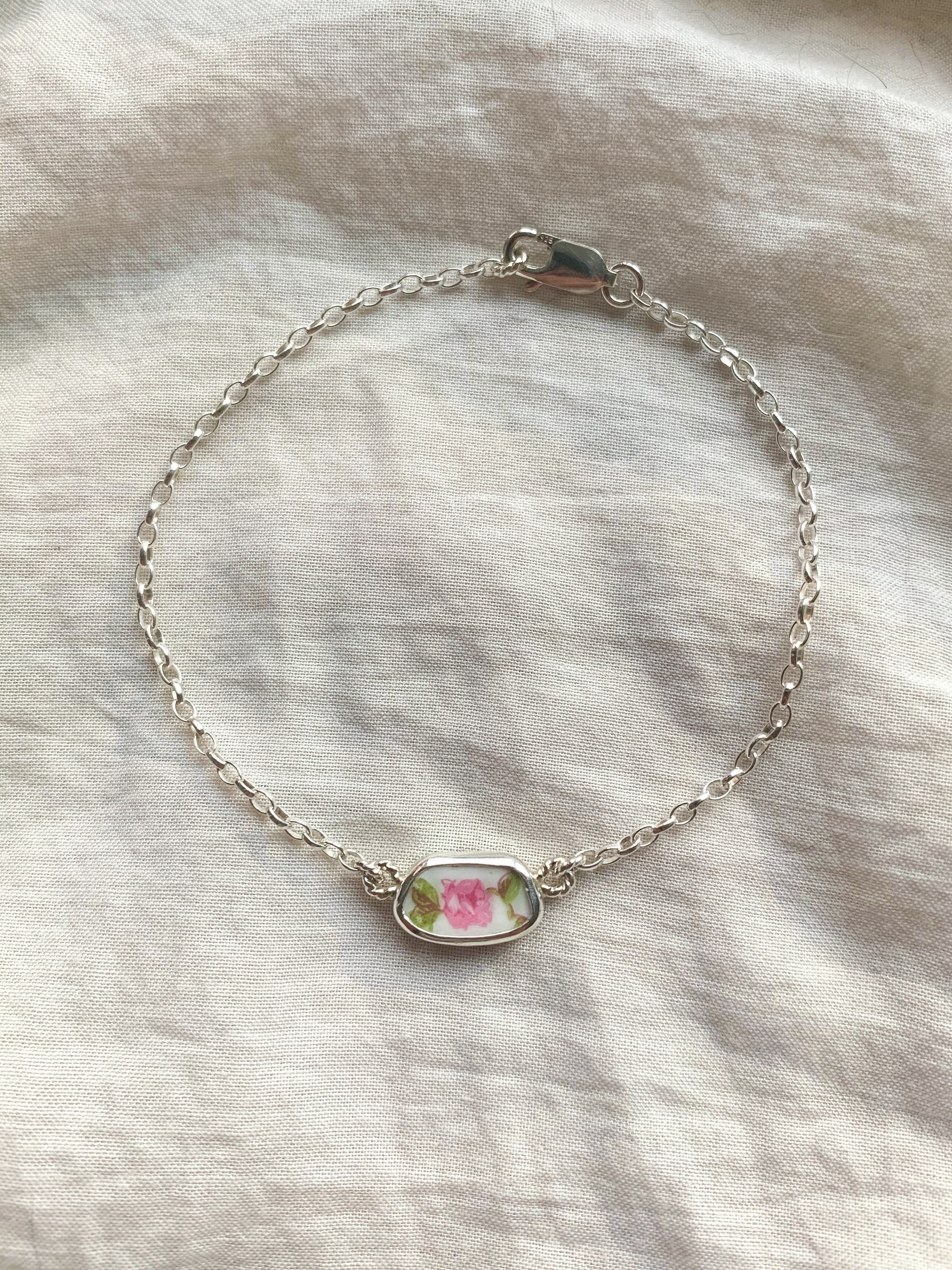 Upcycled Pottery Bracelet (not adjustable)