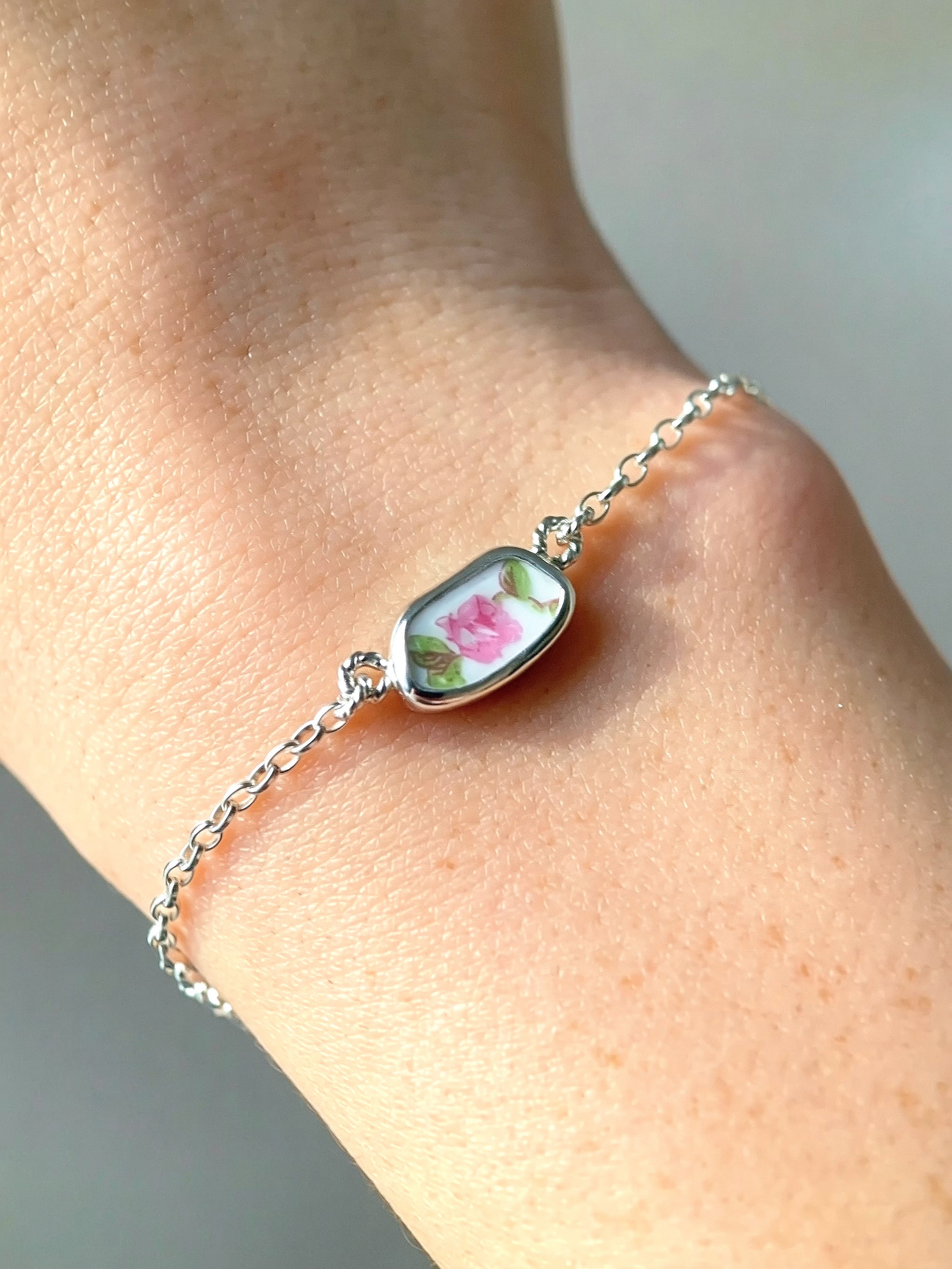 Upcycled Pottery Bracelet (not adjustable)
