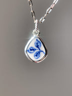 Upcycled Pottery Charm (No Chain)