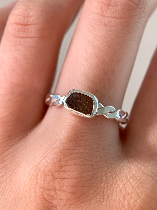 Sea Glass Ring (US 9.75)