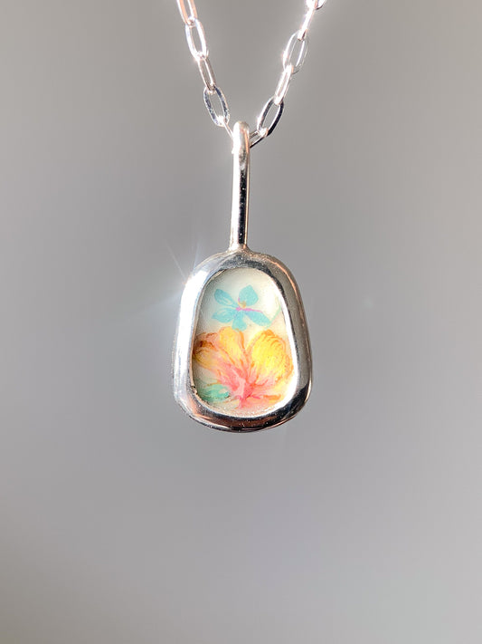 Upcycled Pottery Necklace