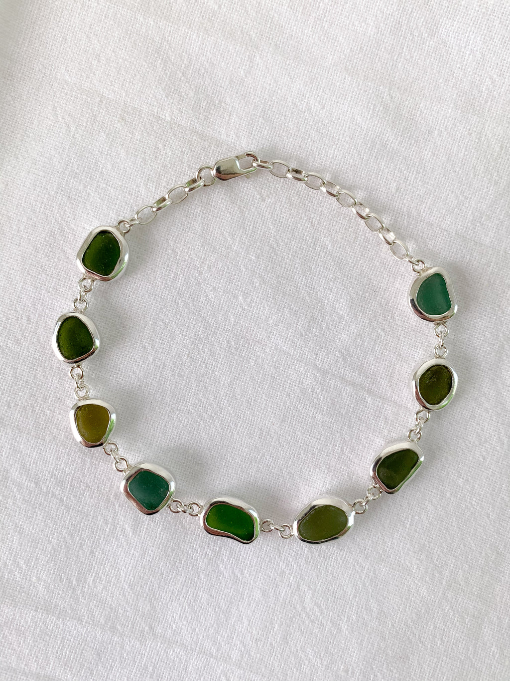 Sea Glass Bracelet (adjustable)