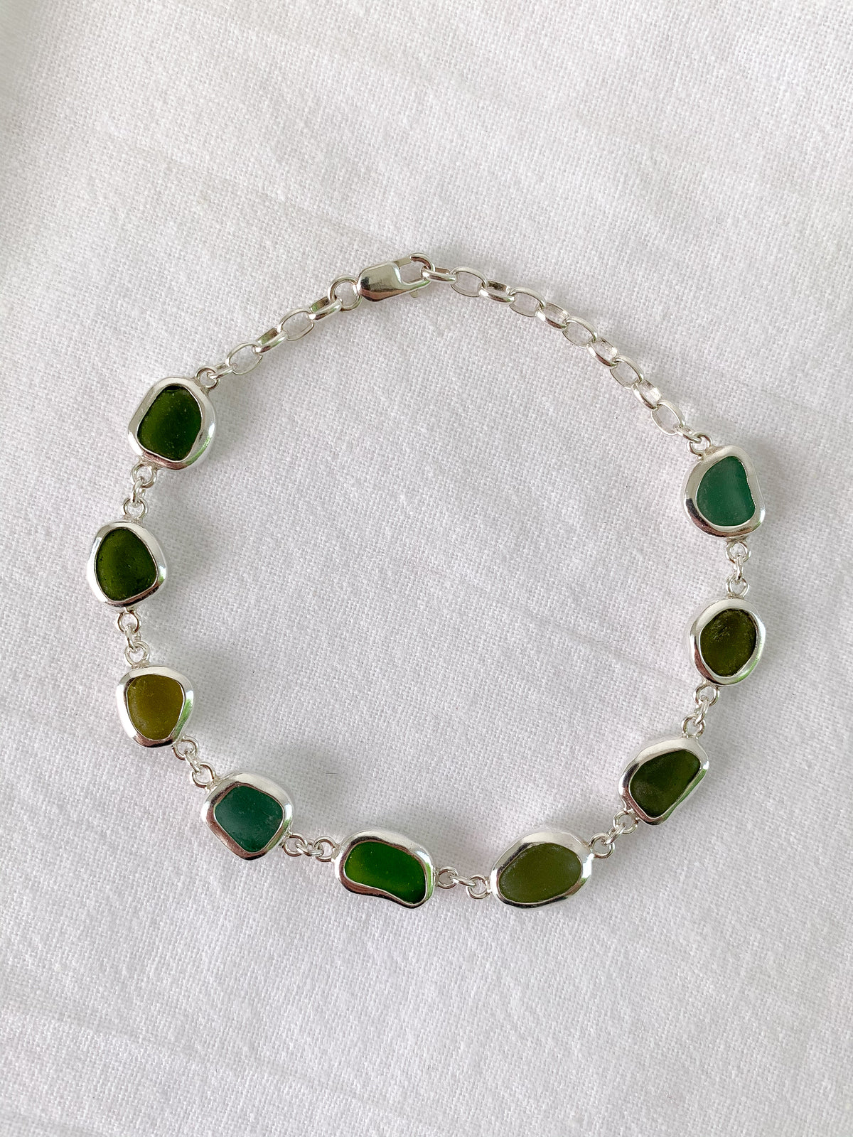 Sea Glass Bracelet (adjustable)