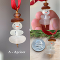 Sea Glass Snowman Ornament - Classic ⛄️