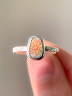 Upcycled Pottery Ring (US 8.25)