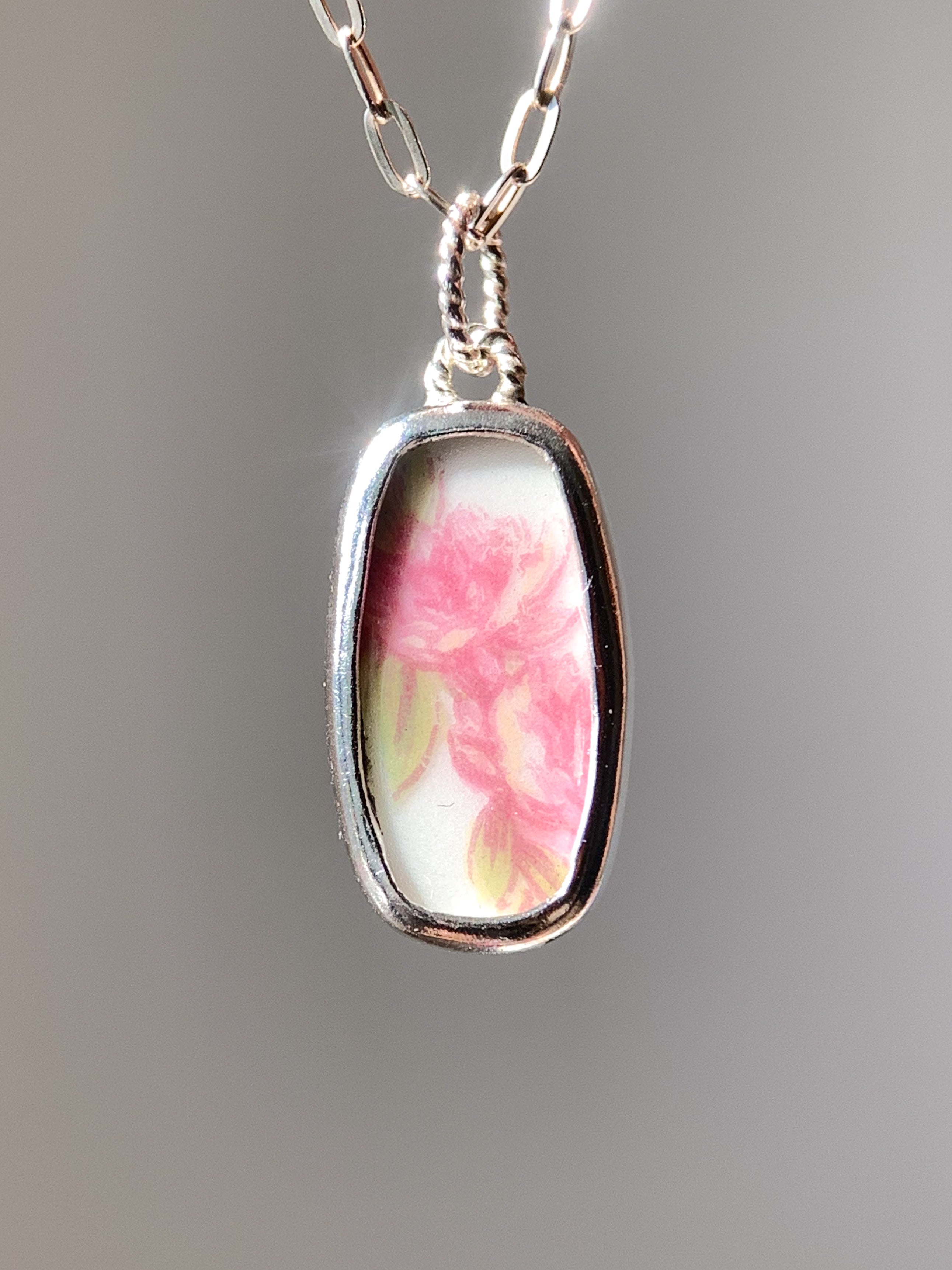 Upcycled Pottery Necklace (No Chain)
