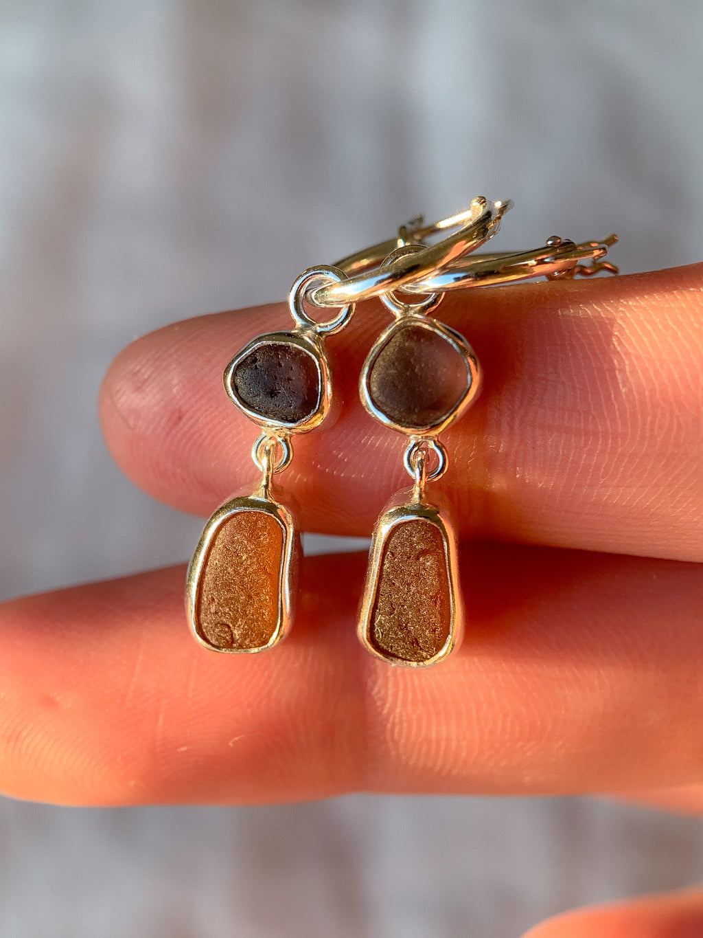 Sea Glass Earrings