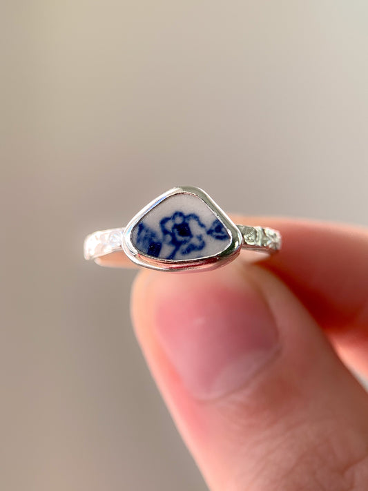 Upcycled Pottery Ring (US 5.5)